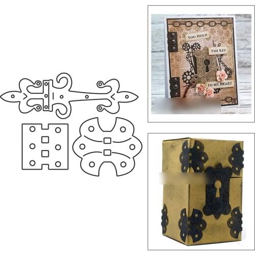 2021 New Steampunk Door Lock Metal Cutting Dies For DIY Craft Making Greeting Card and Album Paper Scrapbooking No Stamps Sets