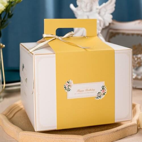 5pcs Christmas And New Year Bread Wedding Gift Macaron Cookie Pastry Wrapping Food Box Deco Birthday Party