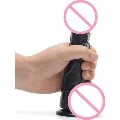 7.5 Inches Womens Huge Dildo Penis Cock Whopper Dong Big Realistic Shape with Suction Cup Masturbator Adult Toy Sex Products