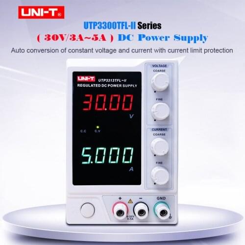 DC Power Supply UTP3313TFL-II/3315TFL-II 30V3A 30V5A single-channel linear DC stabilized power supply volt current dual display