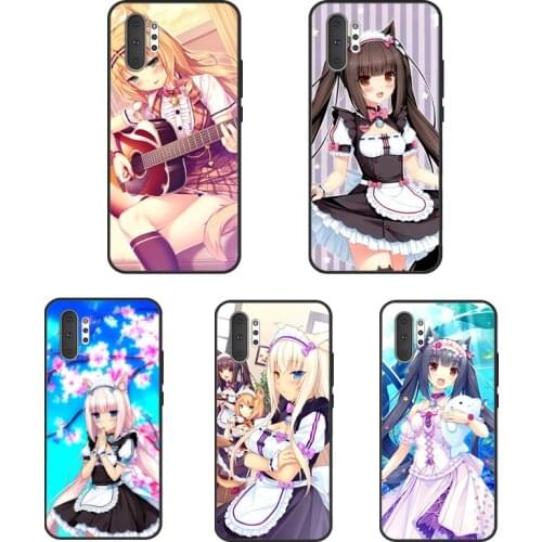 Vanilla NEKOPARA Anime Phone Case For Samsung Galaxy S10 S9 S8 S20 FE S21 Ultra Note 20 Note9 Note 10 Plus Cover