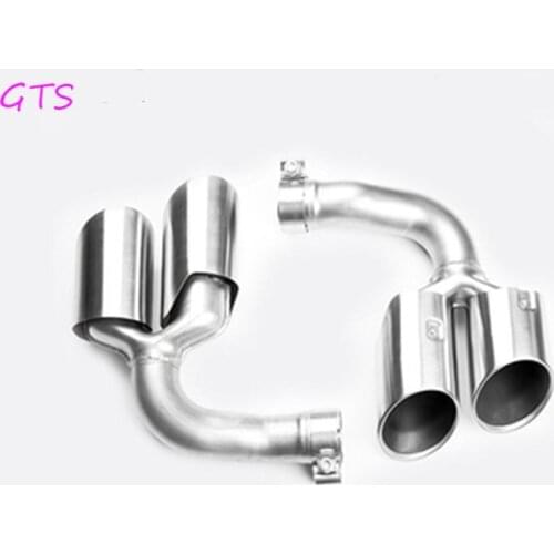 For Porsche cayenne 2018 2019 2020 Car Exhaust Headers Exhaust Pipes Muffler Tail Tip
