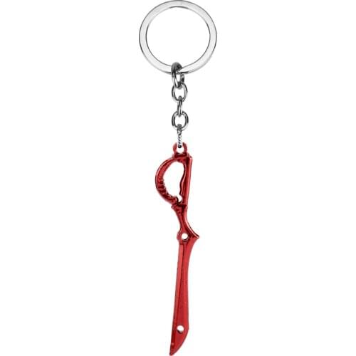 Dongsheng Kill La Kill Anime red Matoi Ryuuko sword Pendants Key Chain keychain keyring Charm Christmas gift trinket