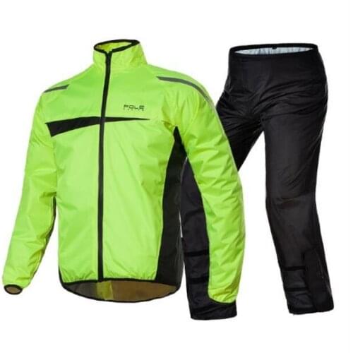 Riding motorcycle Raincoat Rain Pants suit single reflective split electric vehicle raincoat male lady Four Seasons of adult
