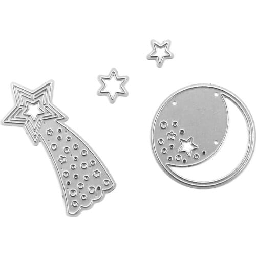 Moon twinkle star Metal Cutting Dies Stencils Die Cut for DIY Scrapbooking Album Paper Card Embossing