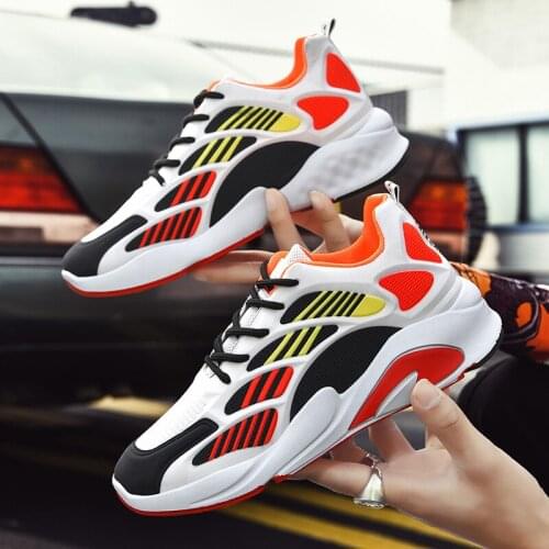 New Colorful Dad Shoes New Four Seasons Youth Fashion Trend Platform Shoes Men Casual Ins Hot Sell Sneakers Men Male Big Size 44