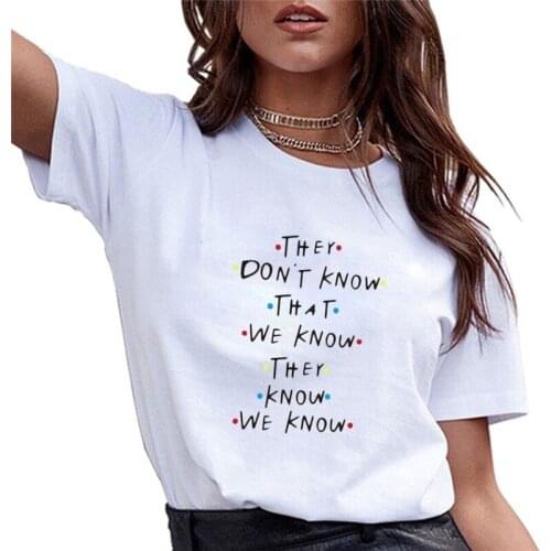 Casual Letters Print Tee Shirt Women Fashion Round Neck Short Sleeve Tshirt Y2K Graphic Harajuku Top Plus Size Summer Clothes
