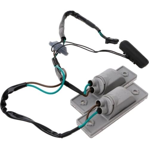 Rear Back License Plate Light With Trunk Switch Button For Cruze Chevrolet Number Plate