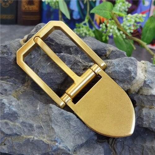 Solid Brass Belt Buckles For Men Belt Quality Pin Buckle For Belt DIY Leathercraft Belt Buckle Fit Mens Belt BK0131