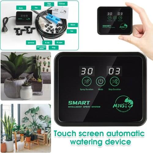 Smart Water Sprayer Automatic Timer Mist Rainforest Spray System Kit Automatic Irrigation Watering Greenhouses Garden Sprinkler