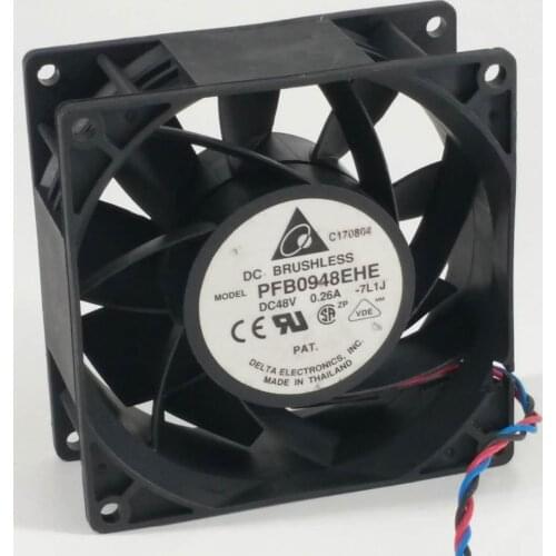 Free Shipping for delta PFB0948EHE DC 48V 0.8A 28.8W Inverter Fan 7000RPM 9038 9cm 90*90*38mm Blower Cooling Fan