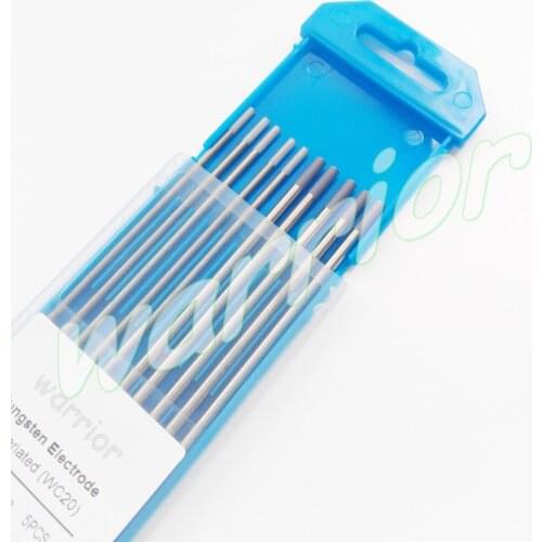 WC20 2% Ceriated Tungsten Rod Electrode For DC Welding 2.4/3.2mm*150mm (3/32" 1/8" X 6" )