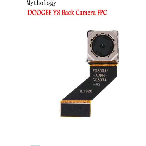 Mythogloy Back Camera For Doogee Y8 Rear Camera Flex Cable Dock Front Camera FPC For Doogee Y8 6.1inch