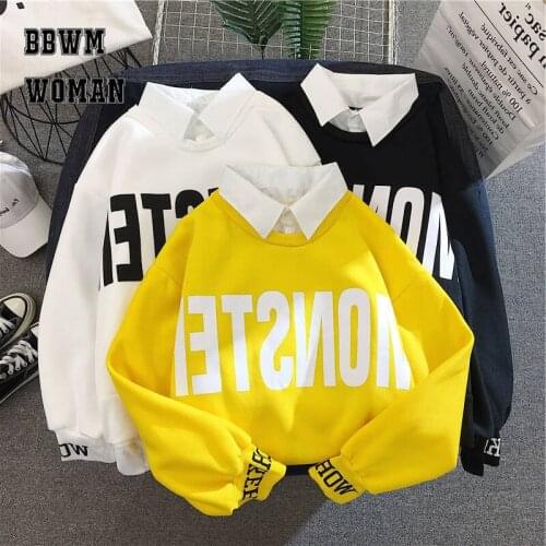 2019 Alphabet Print 6 Styles Can Choose Women T Shirt Autumn Casual Female Tee Shirts