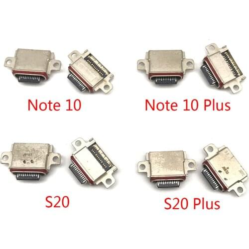 100Pcs ,USB Charging Port Connector Charge Jack Socket Plug Dock For Samsung Galaxy Note 10 S20 Plus USB Charging Port
