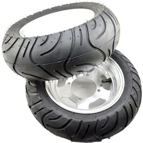 130/50-8 Rear Tire & 90/65-8 Front Tire Vacuum rims wheels for Honda Monkey Buyang Electric Scooter Pocket Bike Mini