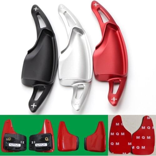 For Chevrolet Camaro 2016-19 2pcs Steering Wheel Aluminum Shift Paddle Shifter Extension Car-styling