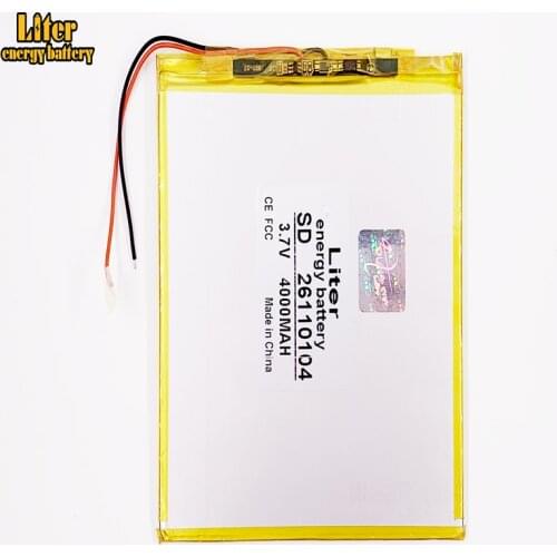 26110104 3.7 V 4000 mah tablet battery brand tablet gm lithium polymer battery 30105110