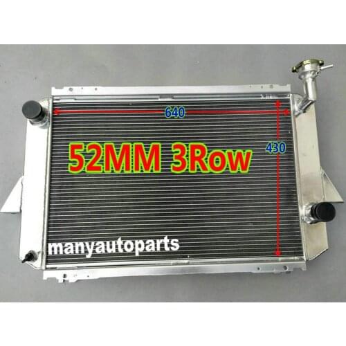 3 Core aluminum radiator for Nissan Patrol 4.0L MQ Petrol 1980-1987 Manual 81 82 83 84 85 86 87
