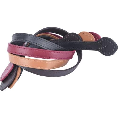 60cm 1pcs 4 colors Leather Bag Strap Handle Shoulder Bag Belt Band for Women Handbag Handmade DIY Accessories