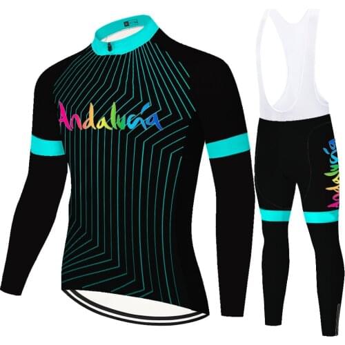 Andalucia Summer Spirng Velo Homme Camiseta Masculino Maillot Ropa Maglia Uomo Pantalon Hombre Ciclismo Equipamento De Ciclismo