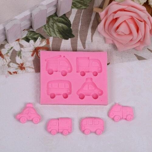 Car/bus/taxi Silicone Mold Fondant Cake Decorating Tools Silicone Soap Mold Silicone Cake Mold