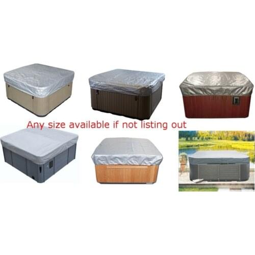 Free shipping hot tub cover cap prevent snow, rain&dust, 213x213x30cm84" x 84". x 12" ,can customize spa, swim spa cover bag