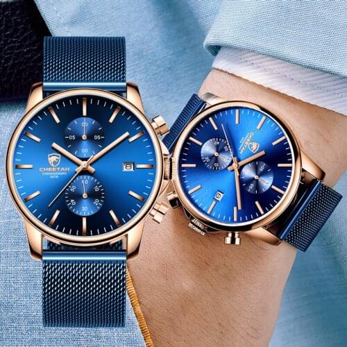 Men Watch CHEETAH Top Brand Fashion Luxury Business Quartz Watches Mens Chronograph Waterproof Date Wristwatch Relogio Masculino