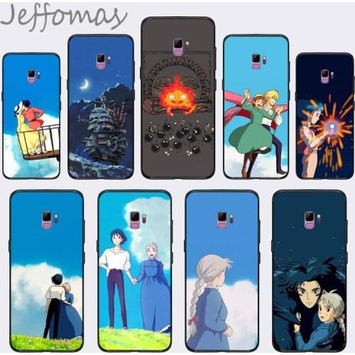 Ghibli Howls Moving Castle Shell Phone Case For Samsung S6 S7 edge S8 S9 S10 e plus A10 A50 A70 note8 J7 2017