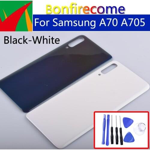 For Samsung Galaxy A70 A705 A7050 SM-A705F SM-A7050 Housing Battery Cover Back Cover Case Rear Door Chassis Shell For A70 2019