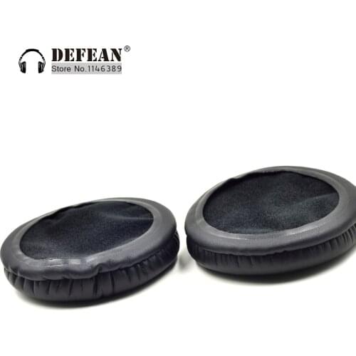 Black leather Ear pads earpad cushion for SteelSeries Siberia Neckband HeadsetFree shipping alistore