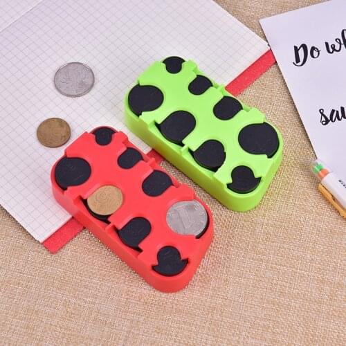 US Dollar Euro Coin Dispenser Storage Box Commemorative Coin Holder Cases Organizer Nice Portable Coin Collecting Tools
