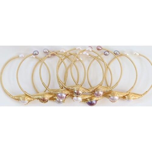 Exquisite Freshwater Pearl Winding Bracelet Comfortable To Wear Enhance Temperament for Women Charm Jewelry Gifts