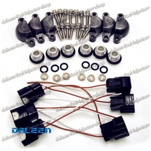 Fuel Injector adapter Kits for 90-93 300ZX Phase 1 2 VG30DE VG30DETT Turbo Z32 FAST SHIPPING