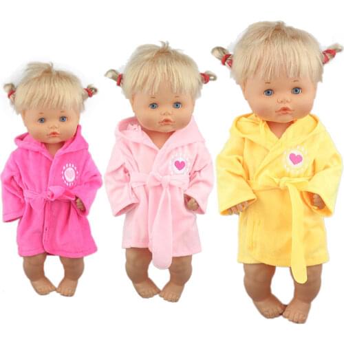 Lovely Bathrobe suit For 42 cm Nenuco Doll 17 Inches Baby Doll Clothes