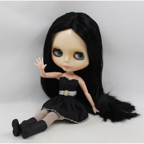 Long Hair joint body Nude Doll, transparent skin Factory doll ,Suitable For DIY Change BJD Toy For Girls