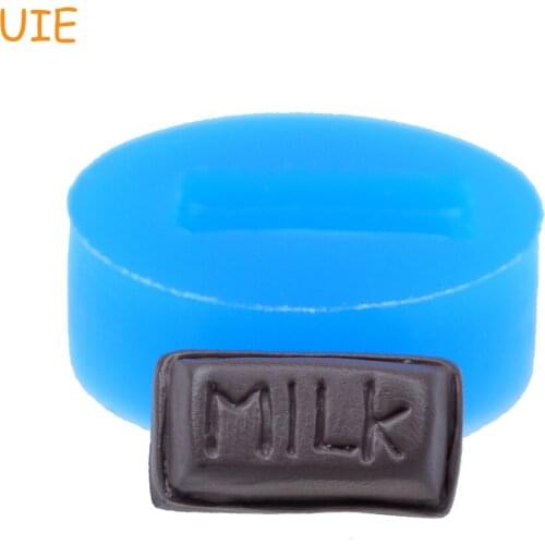 KYL041U 19.1mm MILK Chocolate Silicone Mold - Sugarcraft, Cake Decorating, Fondant, Candy, Resin, Polymer Clay, Cookie Biscuit
