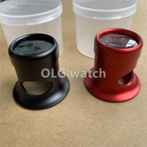 Best !10X Eye Magnifier Loupe Jewelry Watch Repair Tool Aluminum Alloy Monocular Magnifying Glass Loupe Lens for Watchmaker
