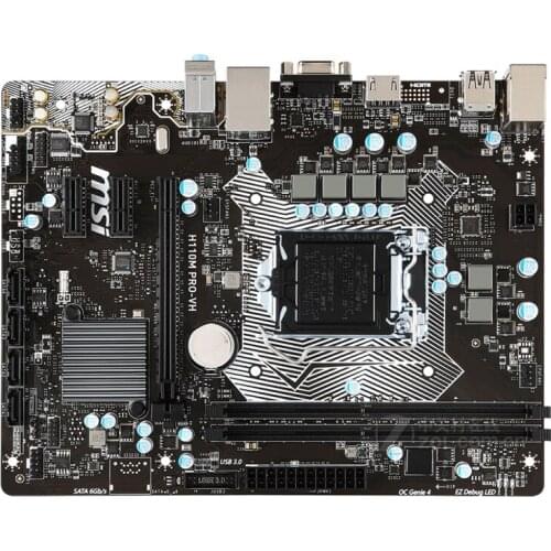 New original motherboard for MSI H110M PRO-VH LGA 1151 DDR4 32GB USB2.0 USB3.0 VGA HDMI H110 Desktop motherboard