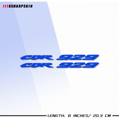 New Motorcycle reflective fuel wheels fairing portable luggage helmet stickers sign decoration Decals For HONDA CBR929 cbr 929