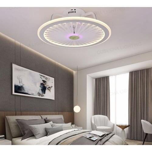 Fan light ceiling fan light bedroom ceiling fan light restaurant home modern minimalist smart with fan
