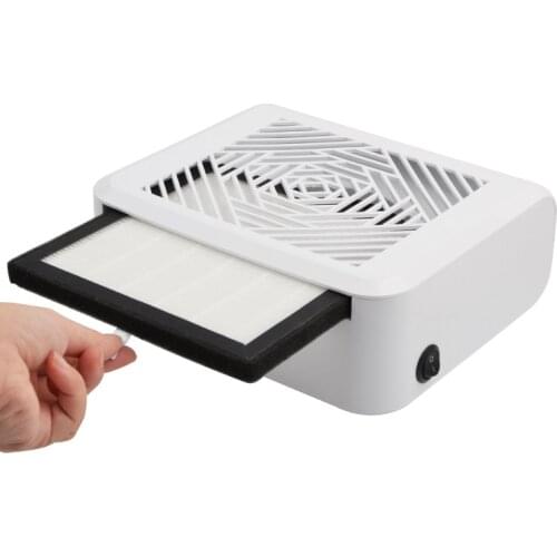 Nail Dust Collector Fan Vacuum Cleaner Manicure Machine Tools With Filter Strong Power Nail Vacuum Cleaner Nail Art Tools