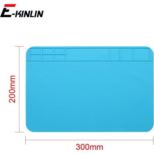 Repair Pad Insulation Heat-Resistant Soldering Station Silicon Soldering Mat Work Pad Desk Platform For Phone Soldering Station