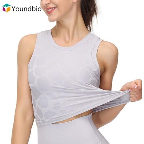 YOUNDBIO 2021 Women Tank Top Summer Slim Blouses Fitness Sleeveless T-shirt Sport Shirt Female Gym Singlet Workout Yoga Vest