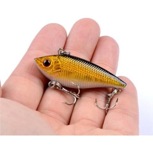 1pcs 6.6g 5cm Lifelike Plastic VIB Fishing Lure Hard Bait Bass Trolling Iscas Pesca Hooks Wobbler Tackle Artificial Crankbait