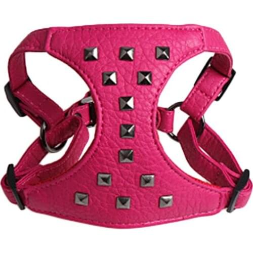 10PCS / LOT New Rivet Pet Chest Strap Pet Leash Dog Training Walking Safety Vest Harness