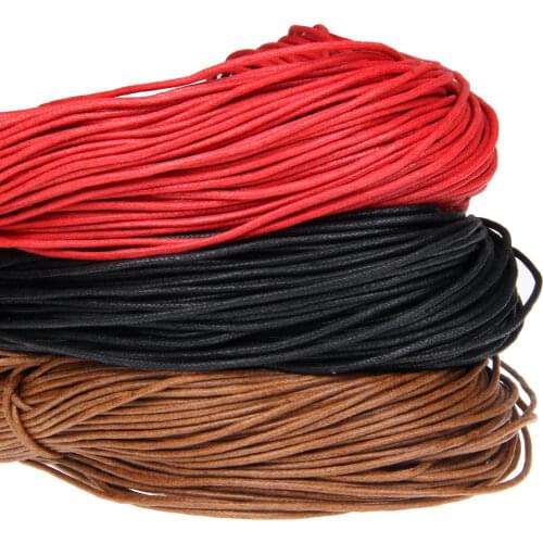 10 yards red color cotton wax bead wire thread line DIY jewelry jewelry production line wax rope brown rope