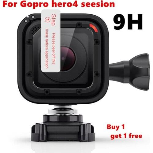 2pcs/lot for Gopro4 Session 9H Tempered Glass Screen Protector Guard Film For Gopro Hero 4 Session Protective Film