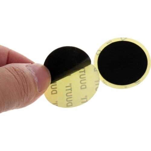 30 Pieces 25mm Universal Rubber Bicycle Bike Puncture Repair Patches Kits for Bicycle Repairing Tire Inner Tube Tyre Air Bed