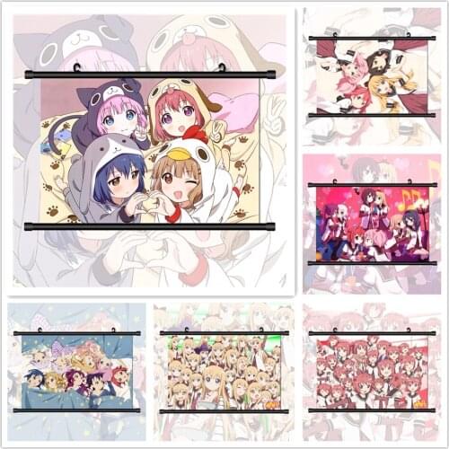 5D Diamond Painting Anime Poster Yuru Yuri Akari Kyouko Diamond Painting Diamond Inlaid DIY Diamond Embroidery Cross Stitch Mosa